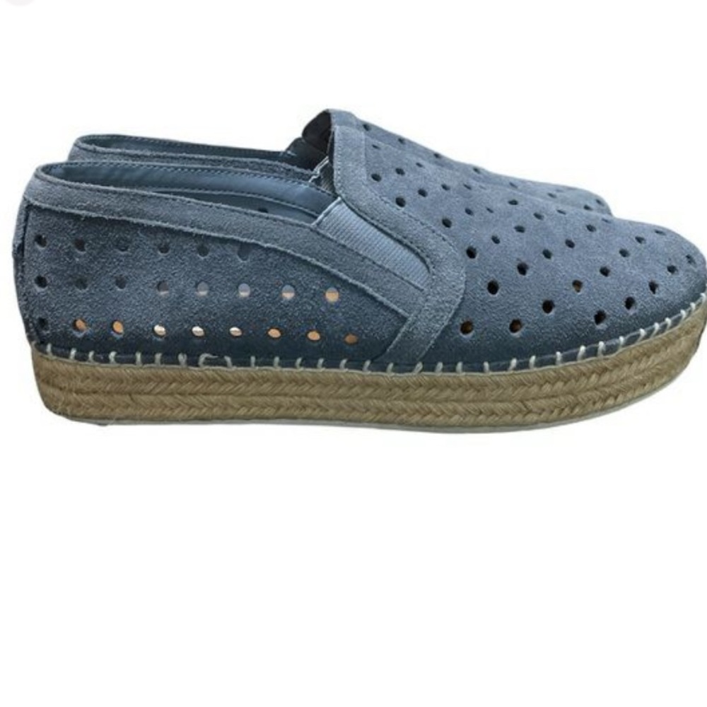 Steve Madden Widmer Blue Suede Espadrilles Size 10M